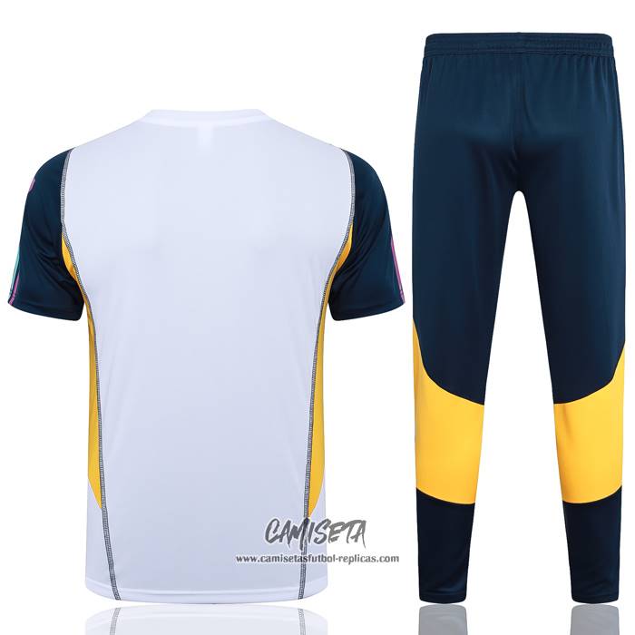 Chandal del Real Madrid 2023-2024 Manga Corta Blanco